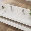 Cassiopeia Plus Slim Corian® Wall-Hung Washbasin