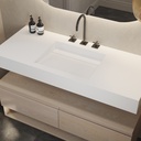 Cassiopeia Slim Corian® Single Wall-Hung Washbasin