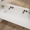 Andromeda Plus - Top con lavabo integrato in Corian®
