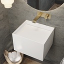 Sagitta Deep Corian® Wall-Hung Washbasin | Mini Size