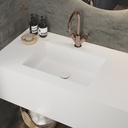 Pegasus Deep Corian® Single Wall-Hung Washbasin
