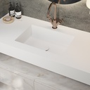 Pegasus Slim Corian® Single Wall-Hung Washbasin