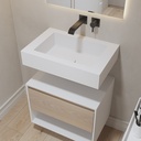 Pegasus Slim Corian® Wall-Hung Washbasin | Mini Size