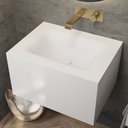 Corvus Deep Corian® Wall-Hung Washbasin | Mini Size