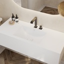 Refresh Deep Corian® Single Wall-Hung Washbasin