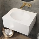 Relax Deep Corian® Wall-Hung Washbasin | Mini Size