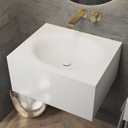 Delta Deep Corian® Wall-Hung Washbasin | Mini Size