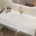 Peace Deep Corian® Single Wall-Hung Washbasin