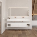 Apollo Classic Bathroom Cabinet | 2 Aligned Drawers · 2 Shelves