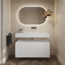Gaia Classic - Meuble de salle de bain | 2 tiroirs superposés