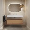 Gaia Wood - Meuble de salle de bain | 1 tiroir