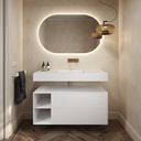 Apollo Classic Edge - Mueble de baño independiente | 2 cajones superpuestos - 2 nichos