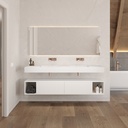 Apollo Classic Edge Bathroom Cabinet | 2 Aligned Drawers · 2 Shelves