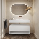 Athena Classic Edge - Meuble de salle de bain | 1 tiroir - 1 niche