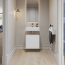 Gaia Classic Edge - Meuble de salle de bain | 2 tiroirs superposés - Taille Mini