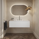 Gaia Classic - Conjunto mueble con lavabo Corian® | 1 cajón