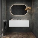 Gaia Corian® - Set mobile & lavabo in Corian® | 1 cassetto