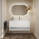 Athena Classic - Conjunto mueble con lavabo Corian® | 1 cajón - 1 nicho