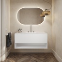Athena Classic Edge - Conjunto mueble con lavabo Corian® | 1 cajón - 1 nicho