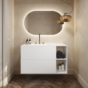 Apollo Classic Edge - Conjunto mueble con lavabo Corian® | 2 cajones superpuestos - 2 nichos