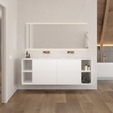 Apollo Classic Vanity Unit with Corian® Basin | 4 Drawers · 4 Shelves