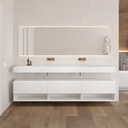 Athena Classic Badezimmermöbel | 3 Schubladen ausgerichtet - 1 Nische