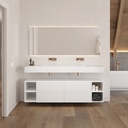 Apollo Classic Bathroom Cabinet | 4 Drawers · 4 Shelves