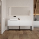 Gaia Classic Freestanding Vanity Cabinet | 2 Aligned Drawers