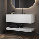 Hemera Corian® Floating Bathroom Shelf
