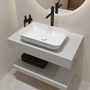 Hermes Classic Mensola galleggiante per lavabo | Dimensione Mini